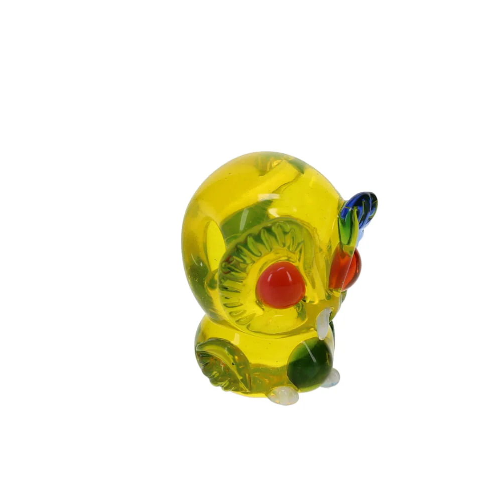 Nathan Belmont Yellow Owl with Pink Eyes Pendant SALE - Image 4