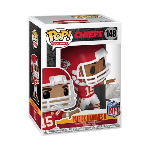 NFL Kansas City Chiefs Patrick Mahomes II Funko Pop! Vinyl Figure #148 - Image 2