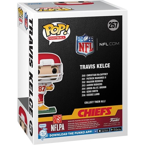 NFL Kansas City Chiefs Travis Kelce (Away) Funko Pop! Vinyl Figure #257 - Image 3