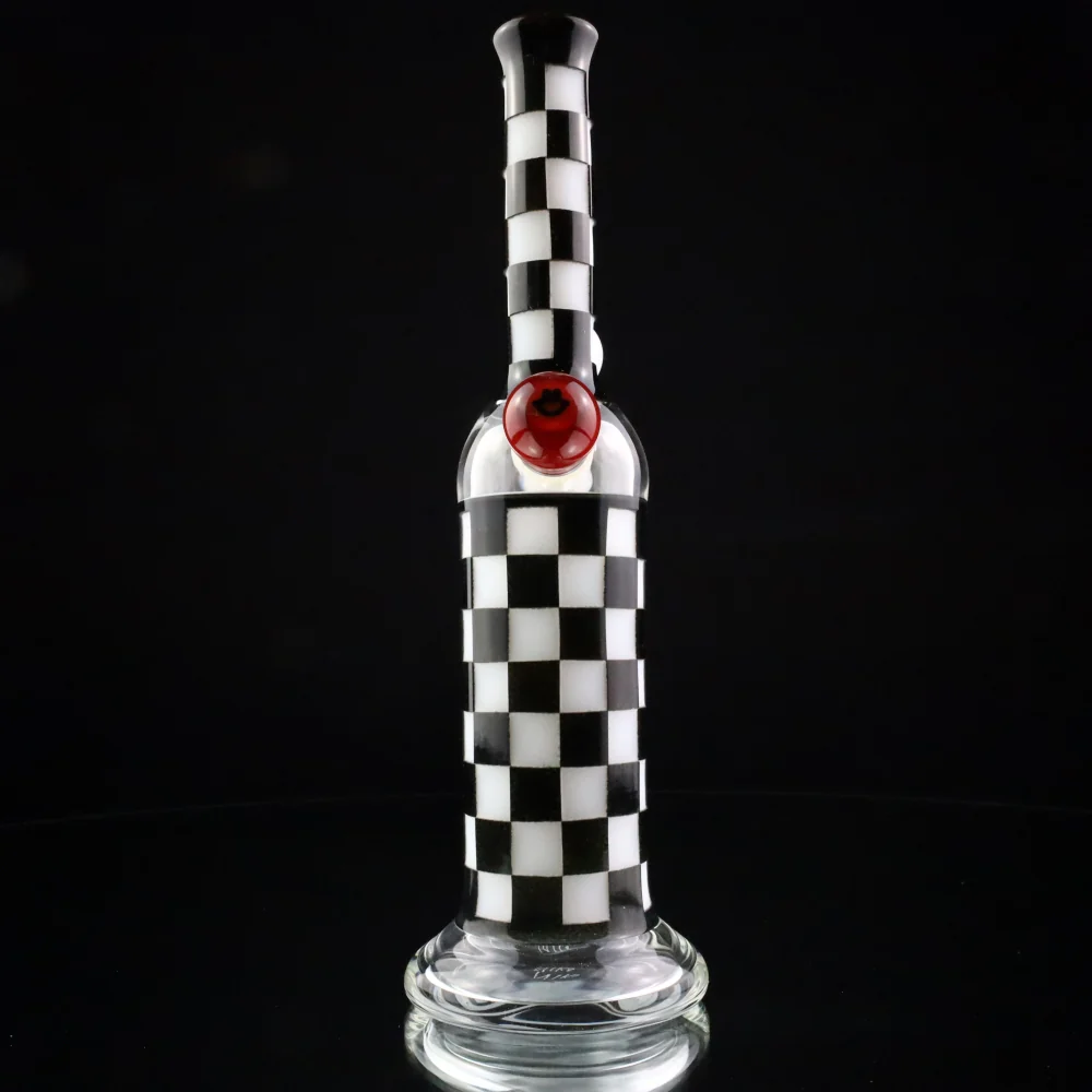 Niko Cray Black & White Sand Blasted Checkered Pattern Tube - Image 2