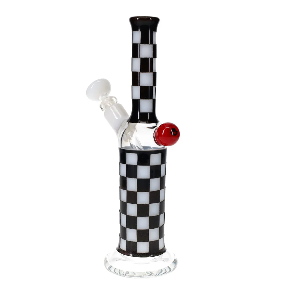 Niko Cray Black & White Sand Blasted Checkered Pattern Tube - Image 3