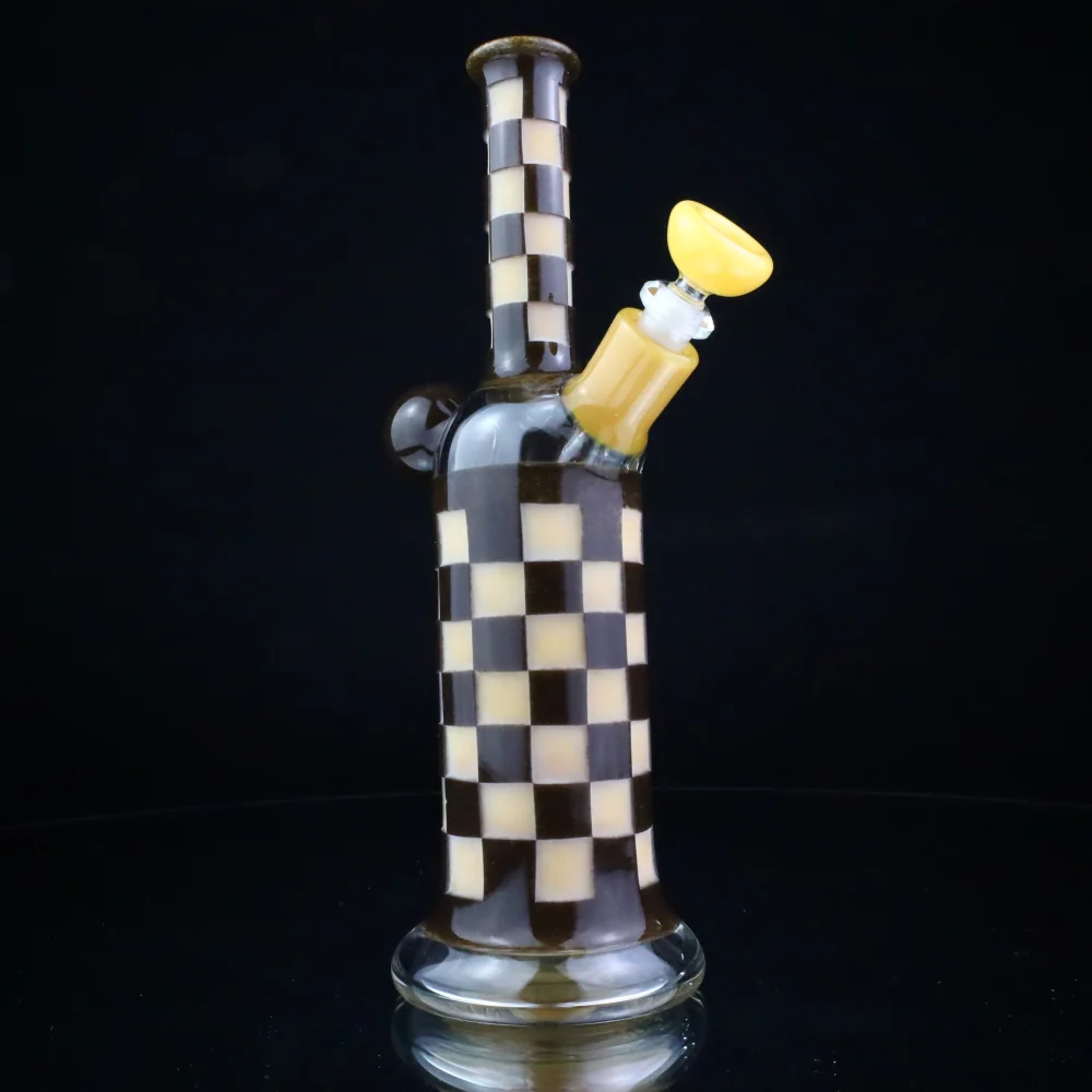 Niko Cray Brown & Tan Sand Blasted Checkered Pattern Tube - Image 2