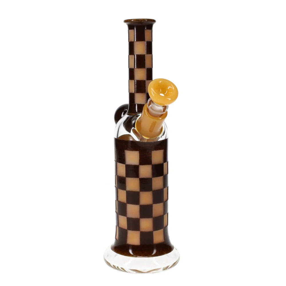 Niko Cray Brown & Tan Sand Blasted Checkered Pattern Tube - Image 3