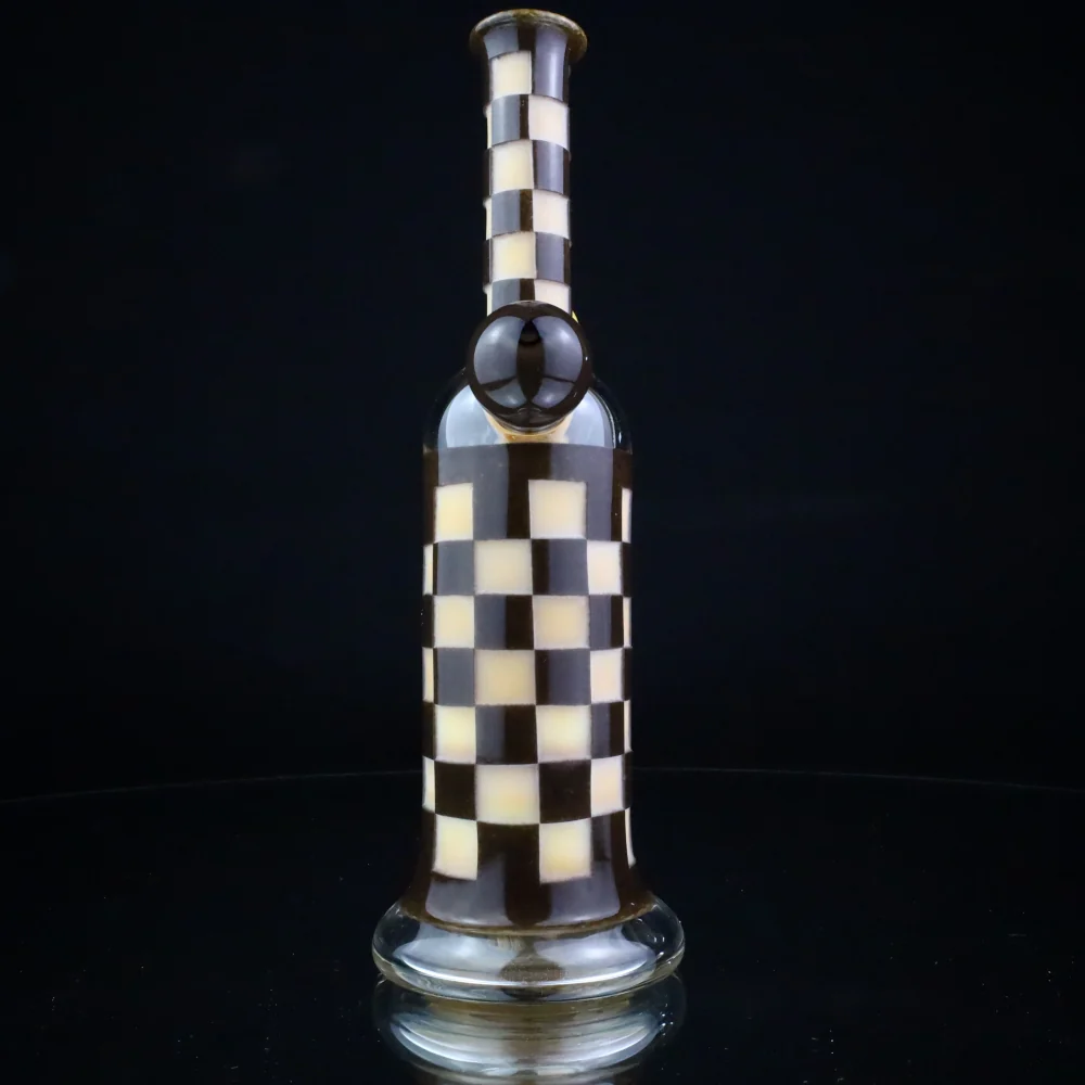Niko Cray Brown & Tan Sand Blasted Checkered Pattern Tube - Image 4