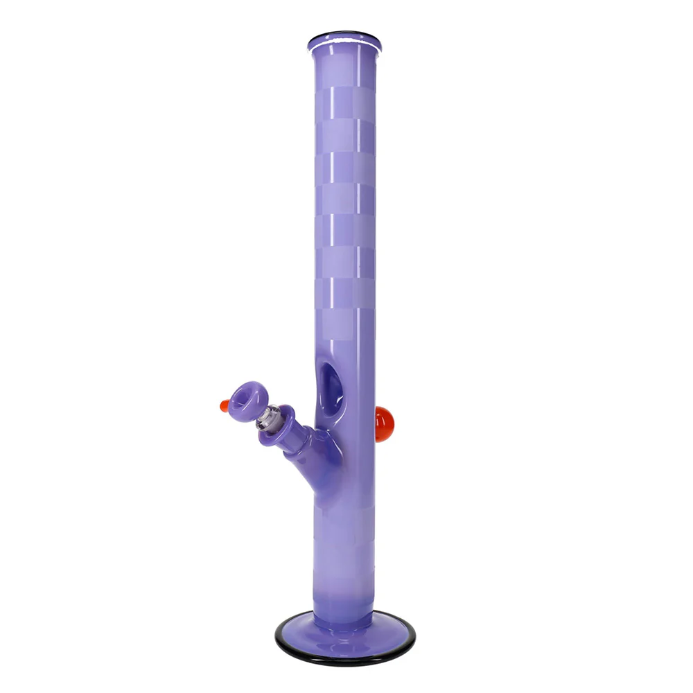 Niko Cray Purple Sand Blasted Checkered Pattern Tube - Image 3
