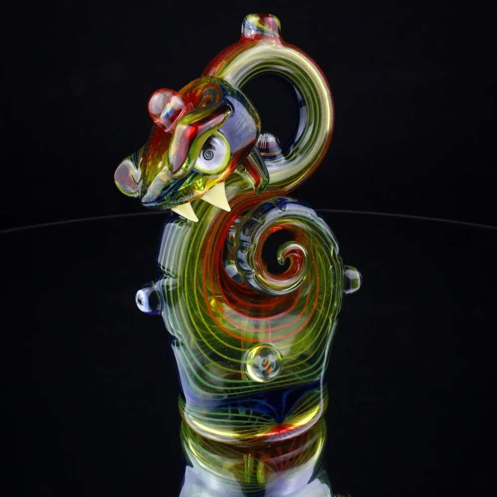 Niko Cray X Chunk Glass X Cowboy Glass Rainbow Snake - Image 2