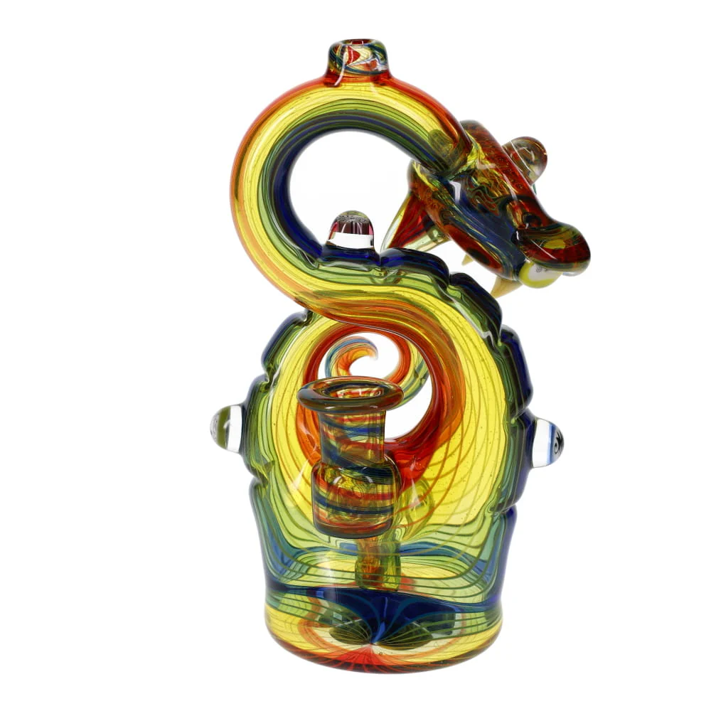 Niko Cray X Chunk Glass X Cowboy Glass Rainbow Snake - Image 3