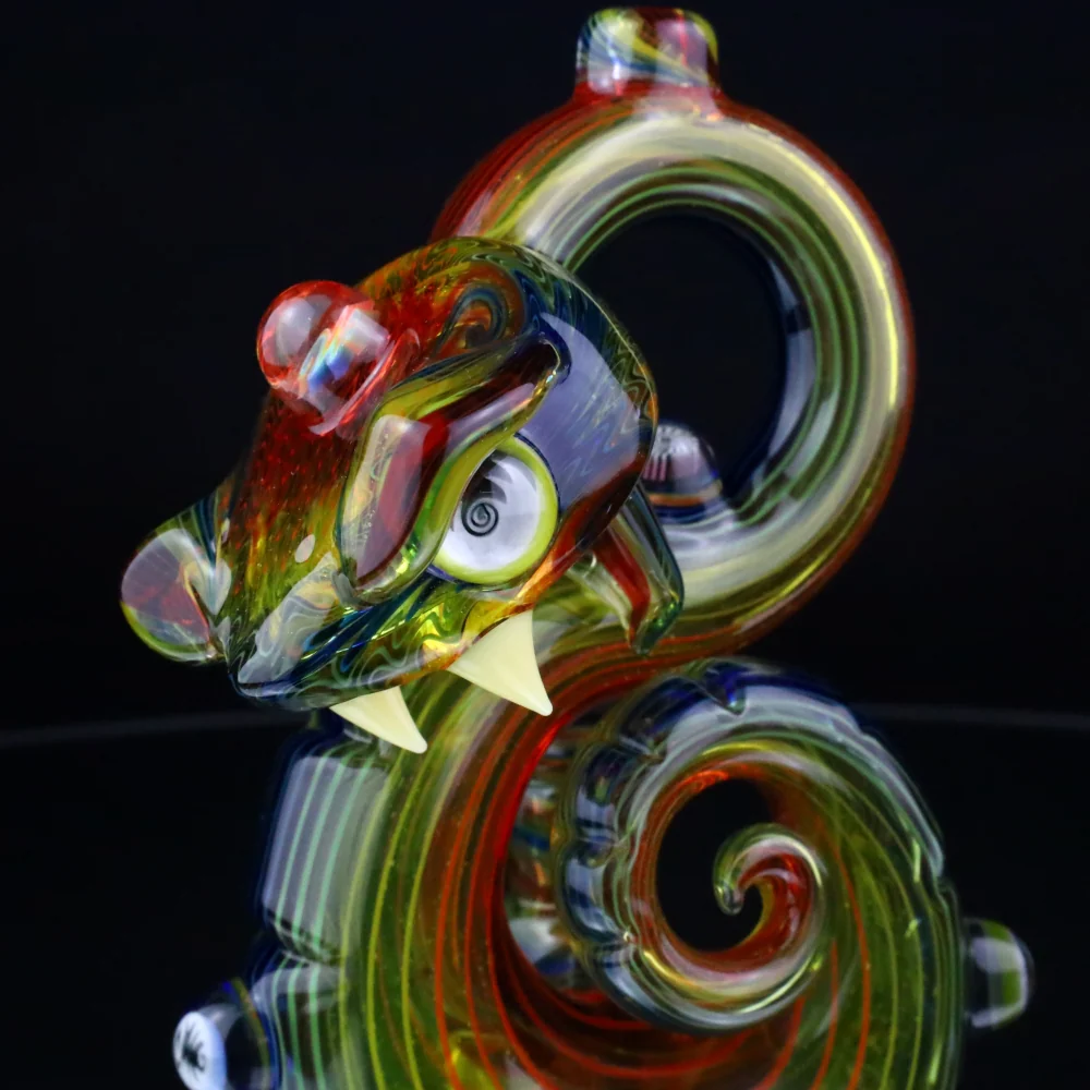 Niko Cray X Chunk Glass X Cowboy Glass Rainbow Snake - Image 4