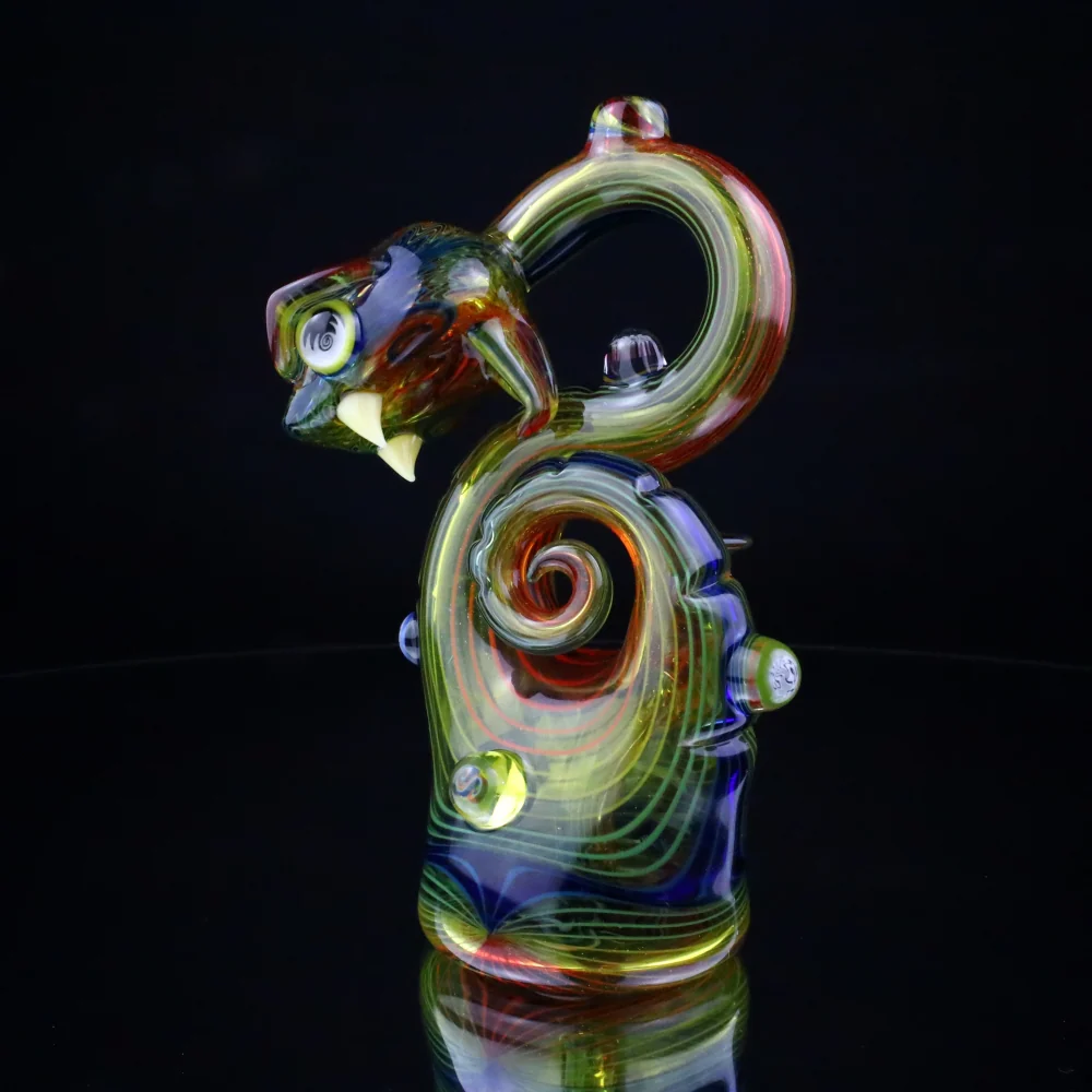 Niko Cray X Chunk Glass X Cowboy Glass Rainbow Snake - Image 6