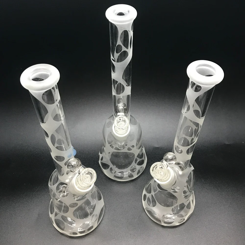 Oddball Glass Sandblasted Flower 26mm Tube SALE - Image 3