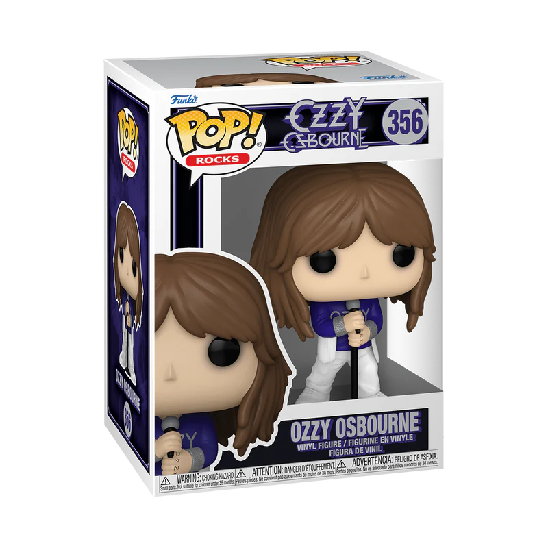 Ozzy Osbourne in White Fringe Outfit Funko Pop! Vinyl Figure #356 - Image 2