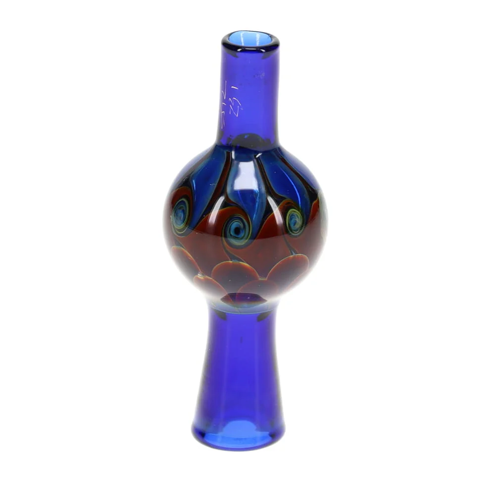 P.A. Jay Glass Cobalt & Blue Bubble Cap - Image 2