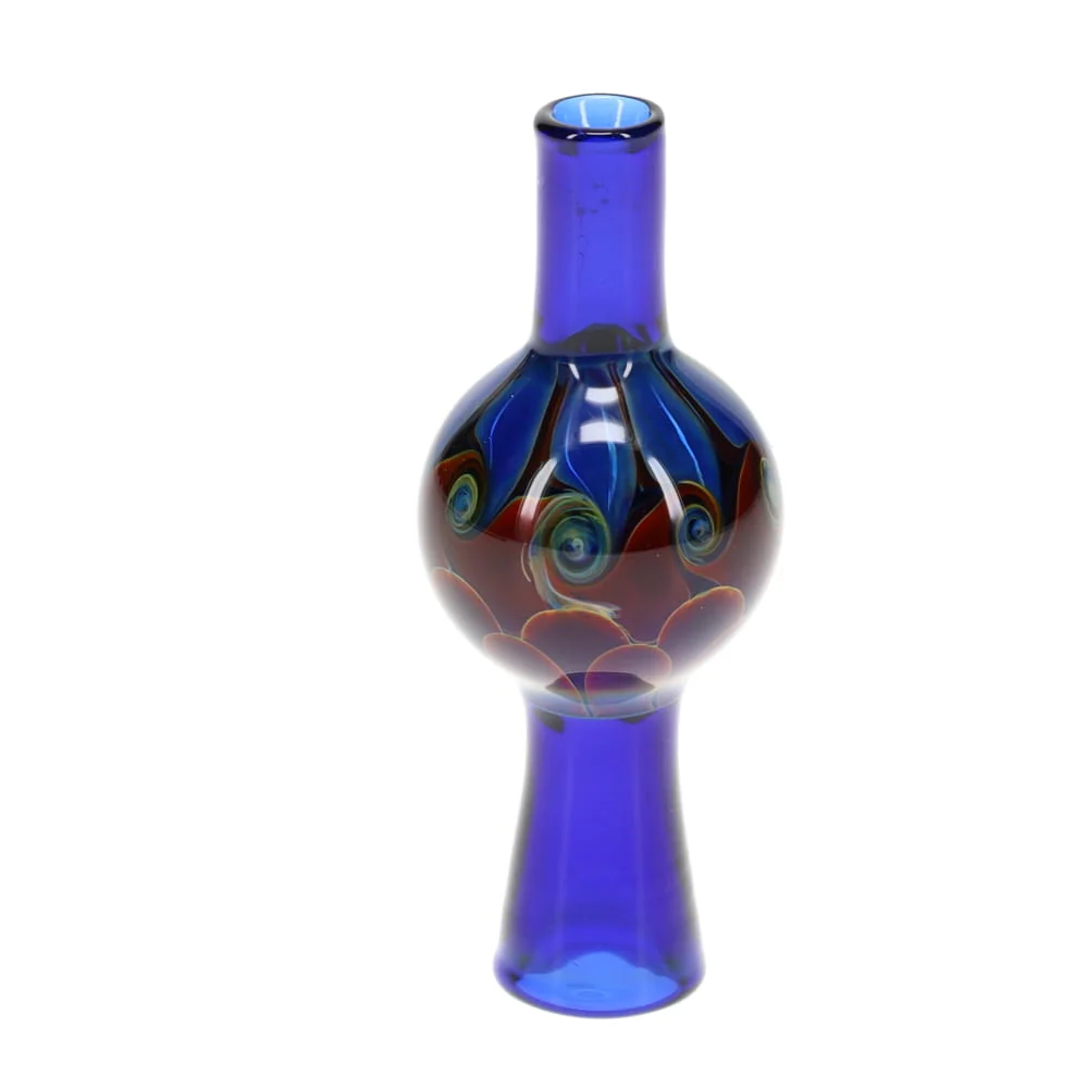 P.A. Jay Glass Cobalt & Blue Bubble Cap - Image 3