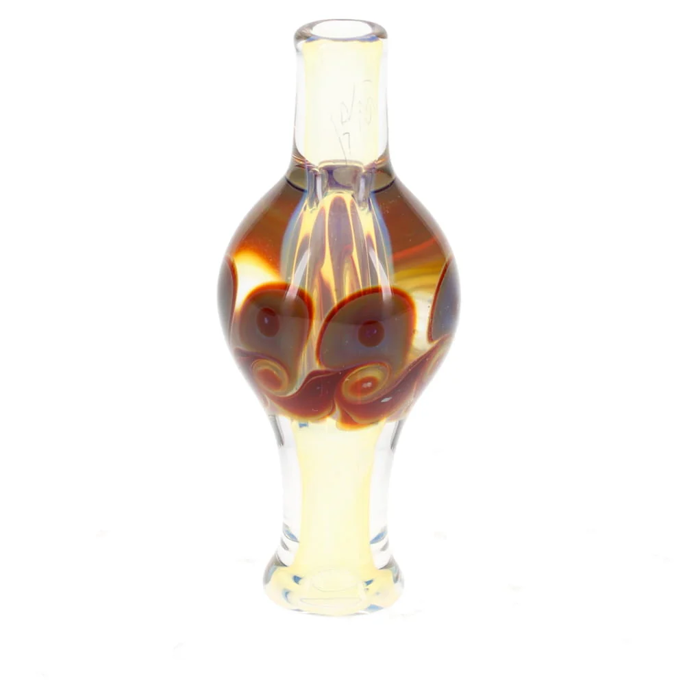 P.A. Jay Glass Fume Brown Bubble Cap - Image 2