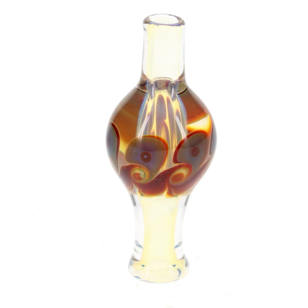 P.A. Jay Glass Fume Brown Bubble Cap - Image 3