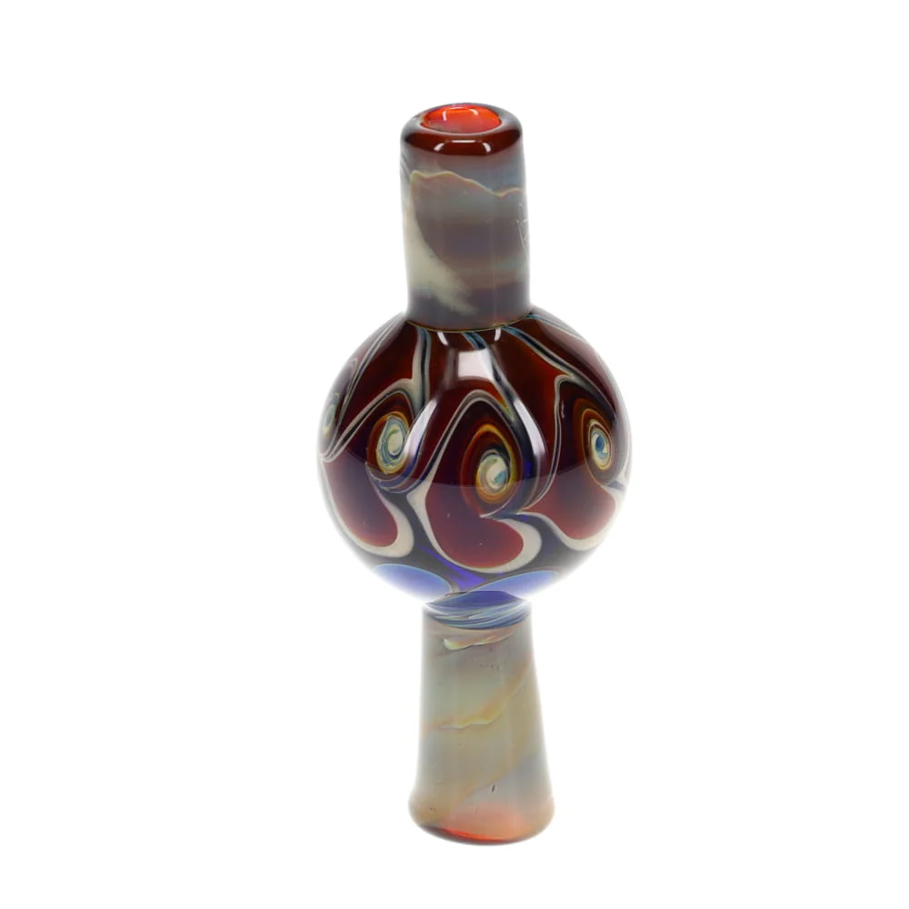 P.A. Jay Glass Fume Cobalt Bubble Cap - Image 3