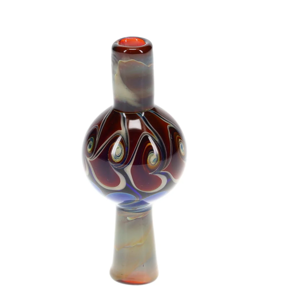 P.A. Jay Glass Fume Cobalt Bubble Cap - Image 4
