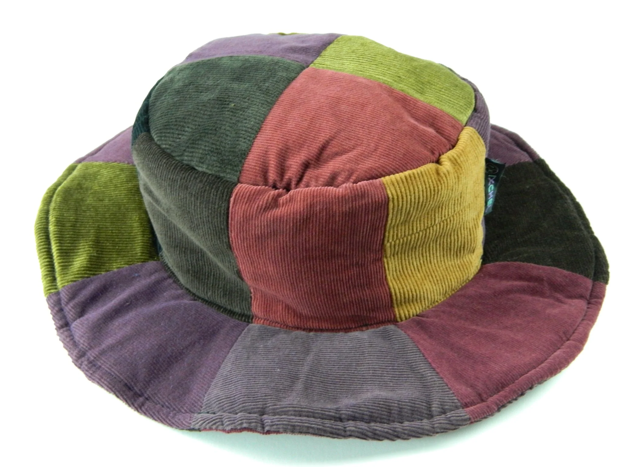 Ixchel Patchwork Corduroy Floppy Hat - Image 3