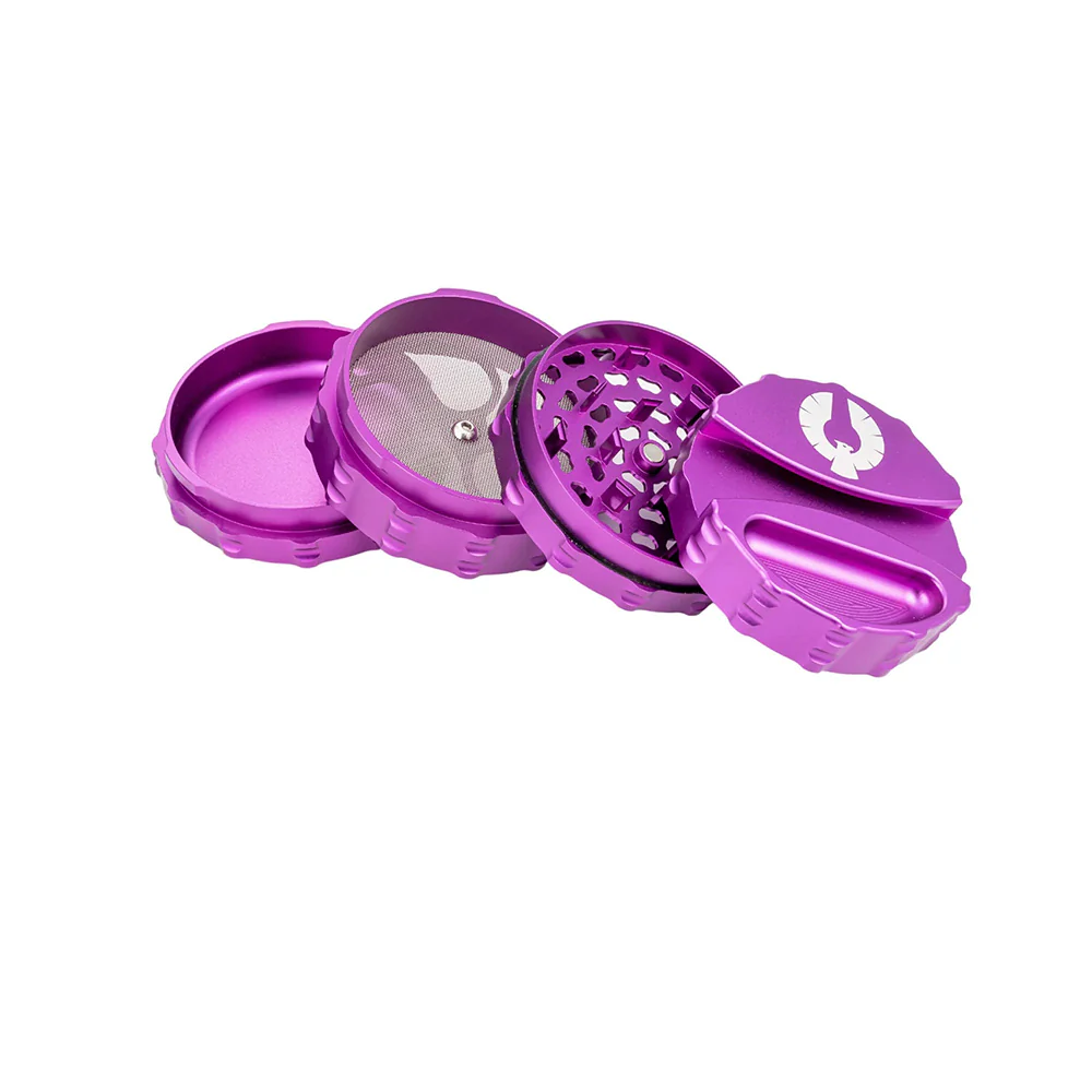 Phoenician Large 4 Piece Grinder with Rolling Paper Holder - Image 5