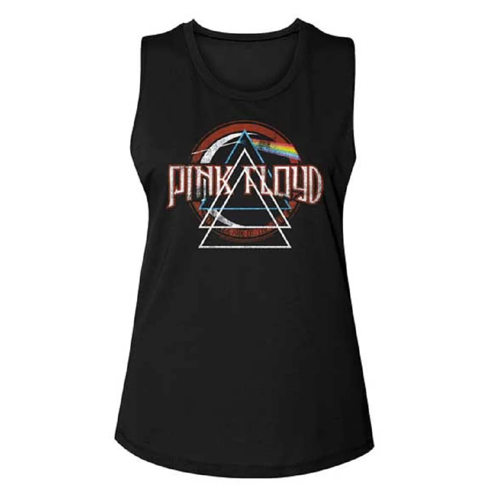 Pink Floyd Triangle Triad Ladies Muscle Tank SALE