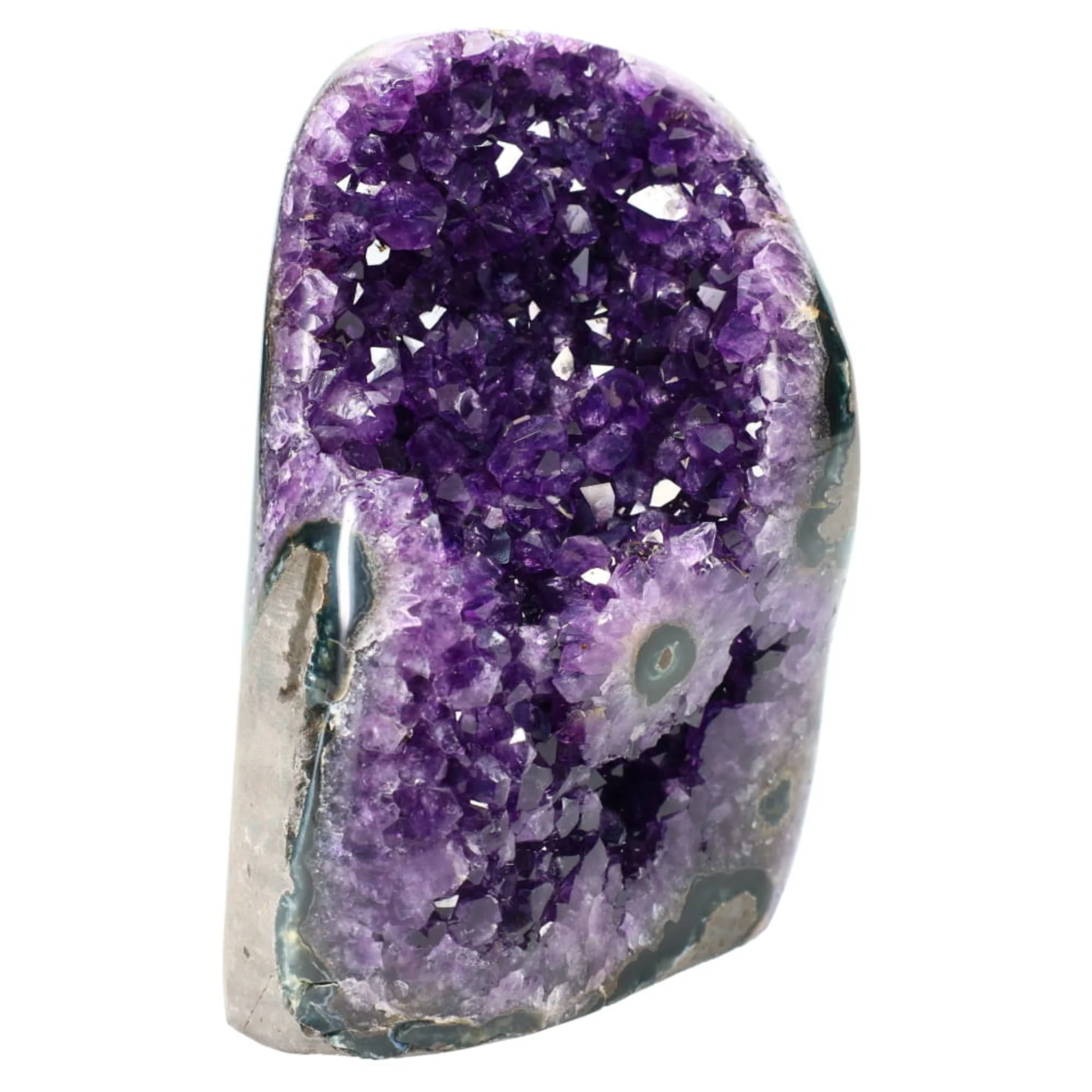 Polished Quartz Crystal Cluster – 3.325 lb Raw Amethyst - Image 3