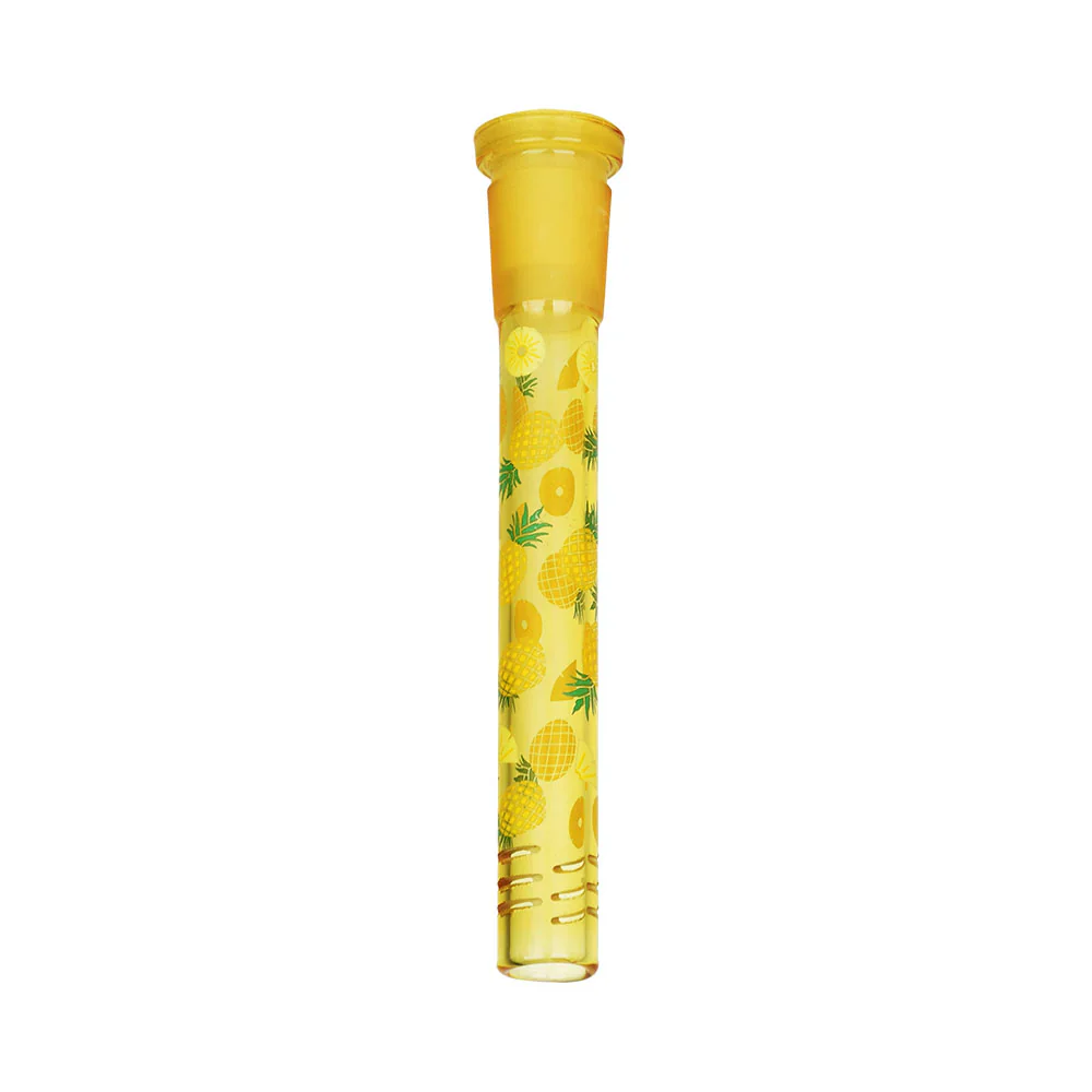 Pulsar Fruit Series 10" Glow Water Pipe & Hand Pipe Set - Pineapple Express - Image 3