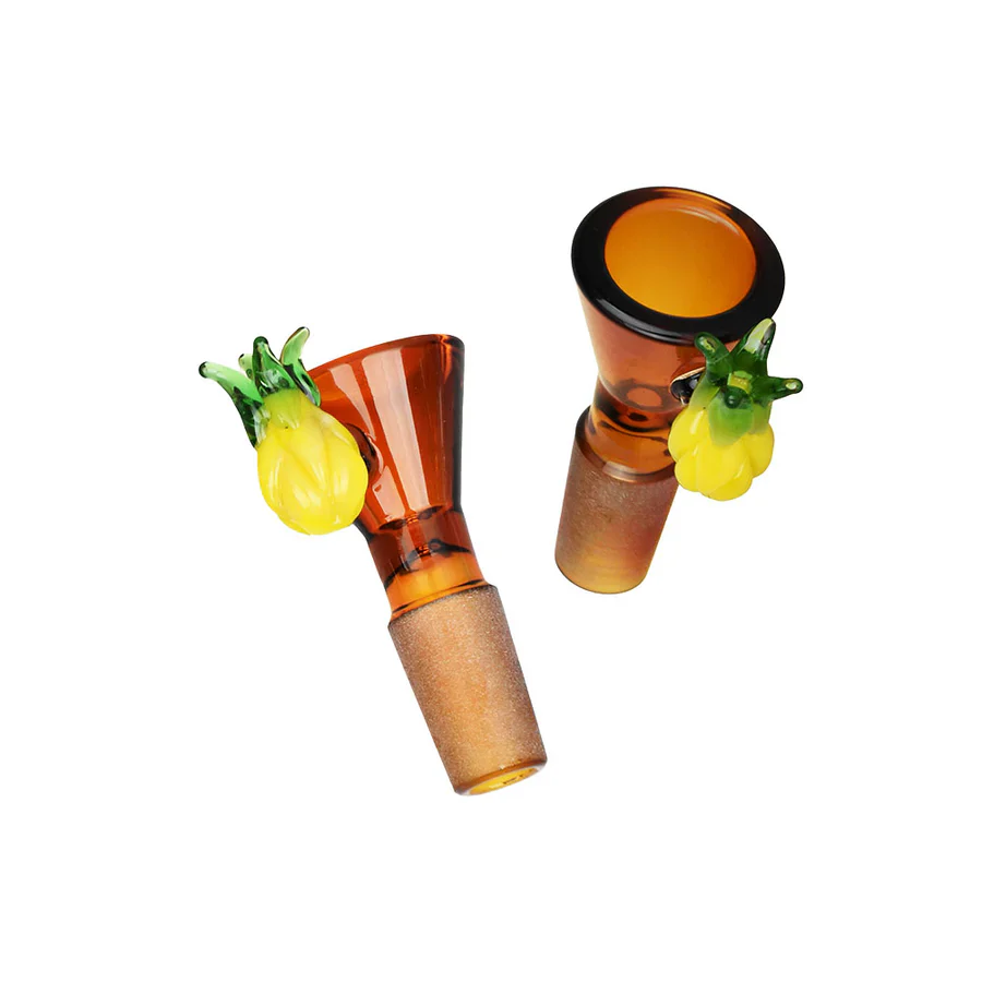 Pulsar Fruit Series 10" Glow Water Pipe & Hand Pipe Set - Pineapple Express - Image 5
