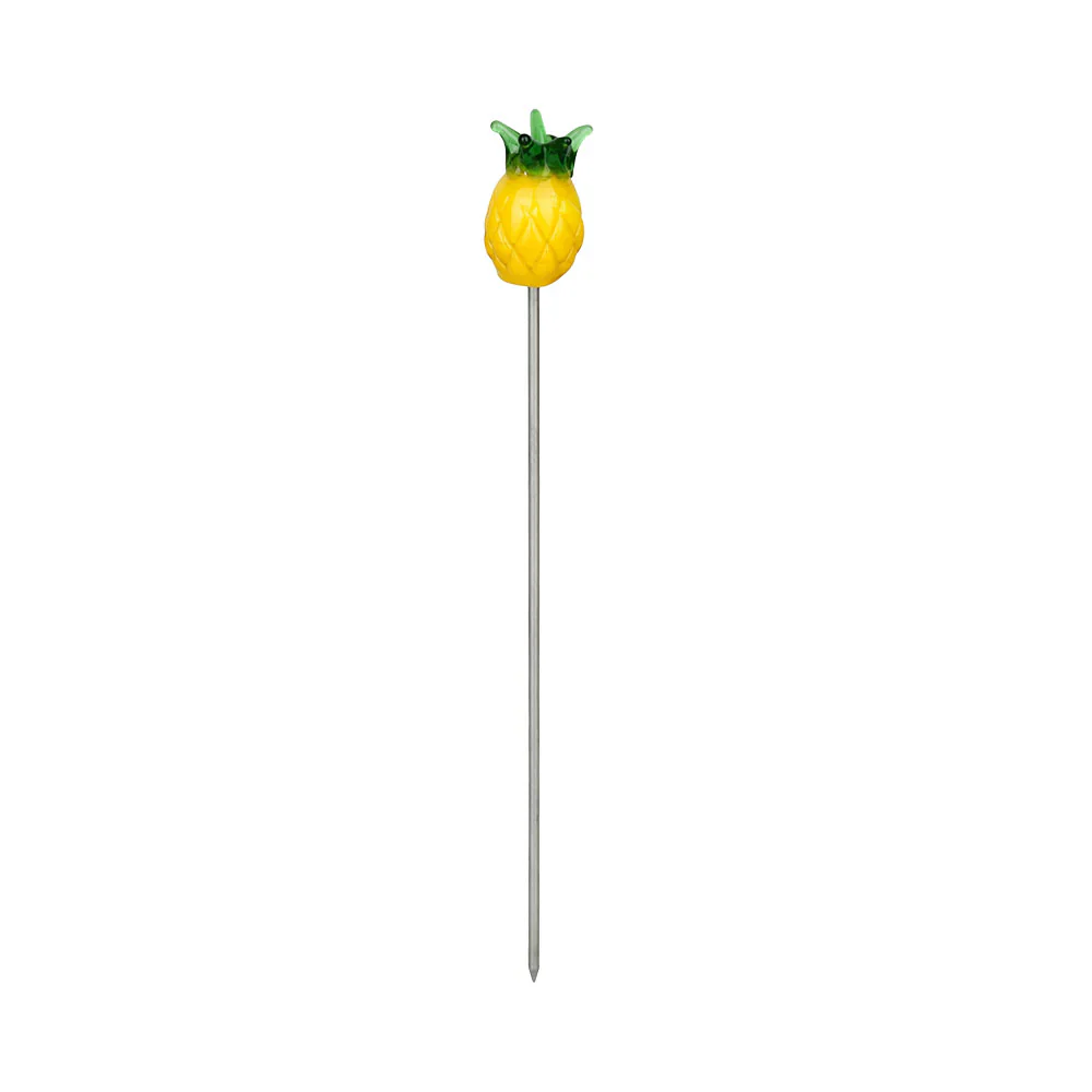 Pulsar Fruit Series 10" Glow Water Pipe & Hand Pipe Set - Pineapple Express - Image 6