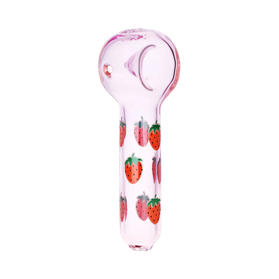 Pulsar Fruit Series 10" Glow Water Pipe & Hand Pipe Set - Strawberry Cough - Image 4