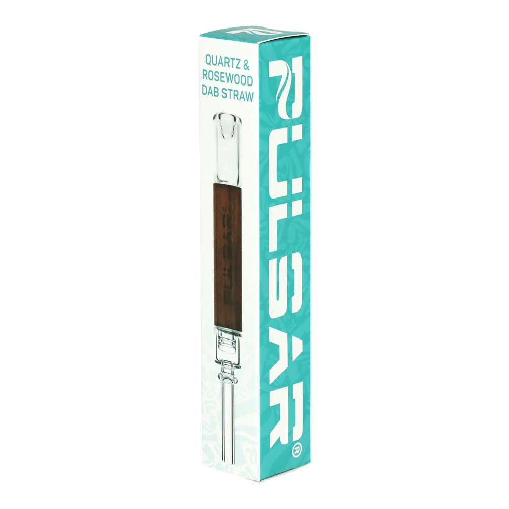 Pulsar Coalescence Quartz & Rosewood Dab Straw - Image 2