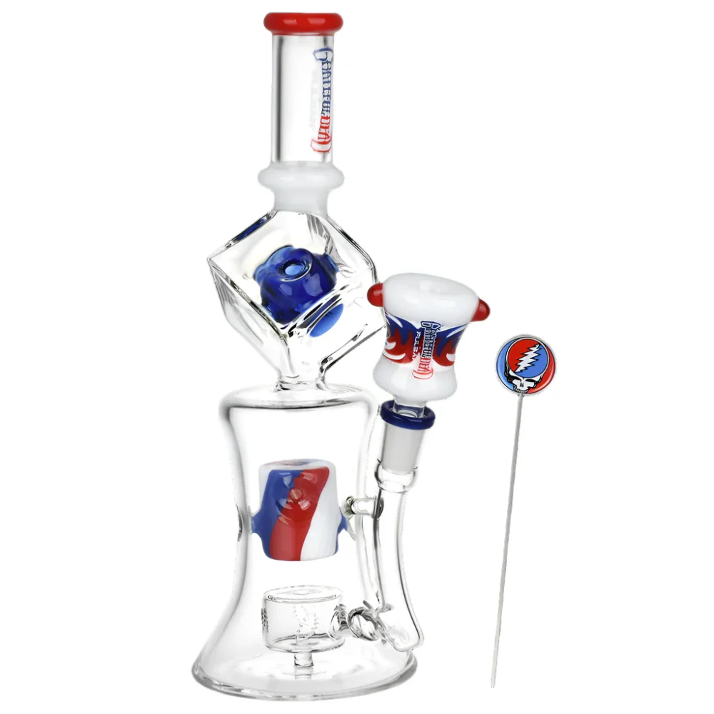 Pulsar x Grateful Dead 10.75" Tesseract Hypercube Water Pipe - Image 2