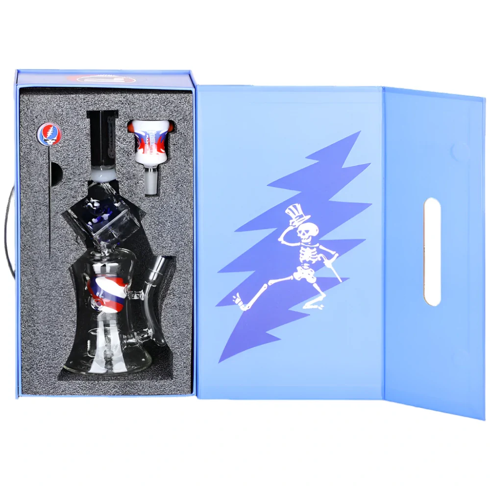 Pulsar x Grateful Dead 10.75" Tesseract Hypercube Water Pipe - Image 5
