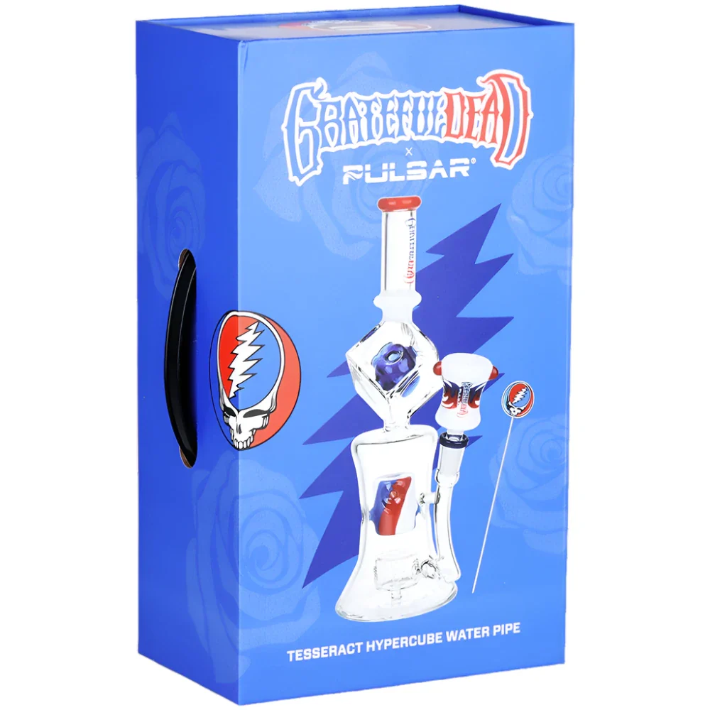 Pulsar x Grateful Dead 10.75" Tesseract Hypercube Water Pipe - Image 6