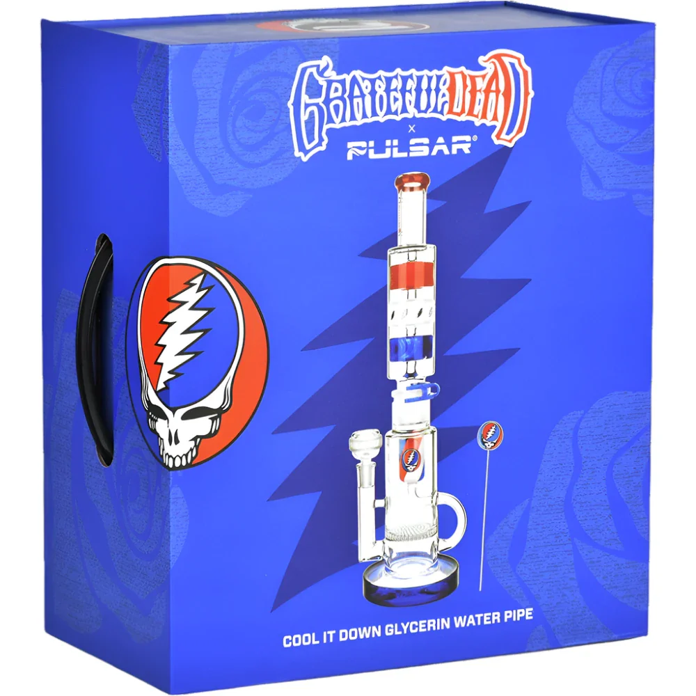 Pulsar x Grateful Dead 16.5" Cool It Down Glycerin Water Pipe Set - Image 6