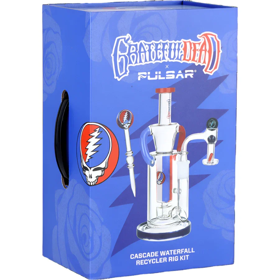 Pulsar x Grateful Dead 9" Cascade Waterfall Recycler Rig Set - Image 6