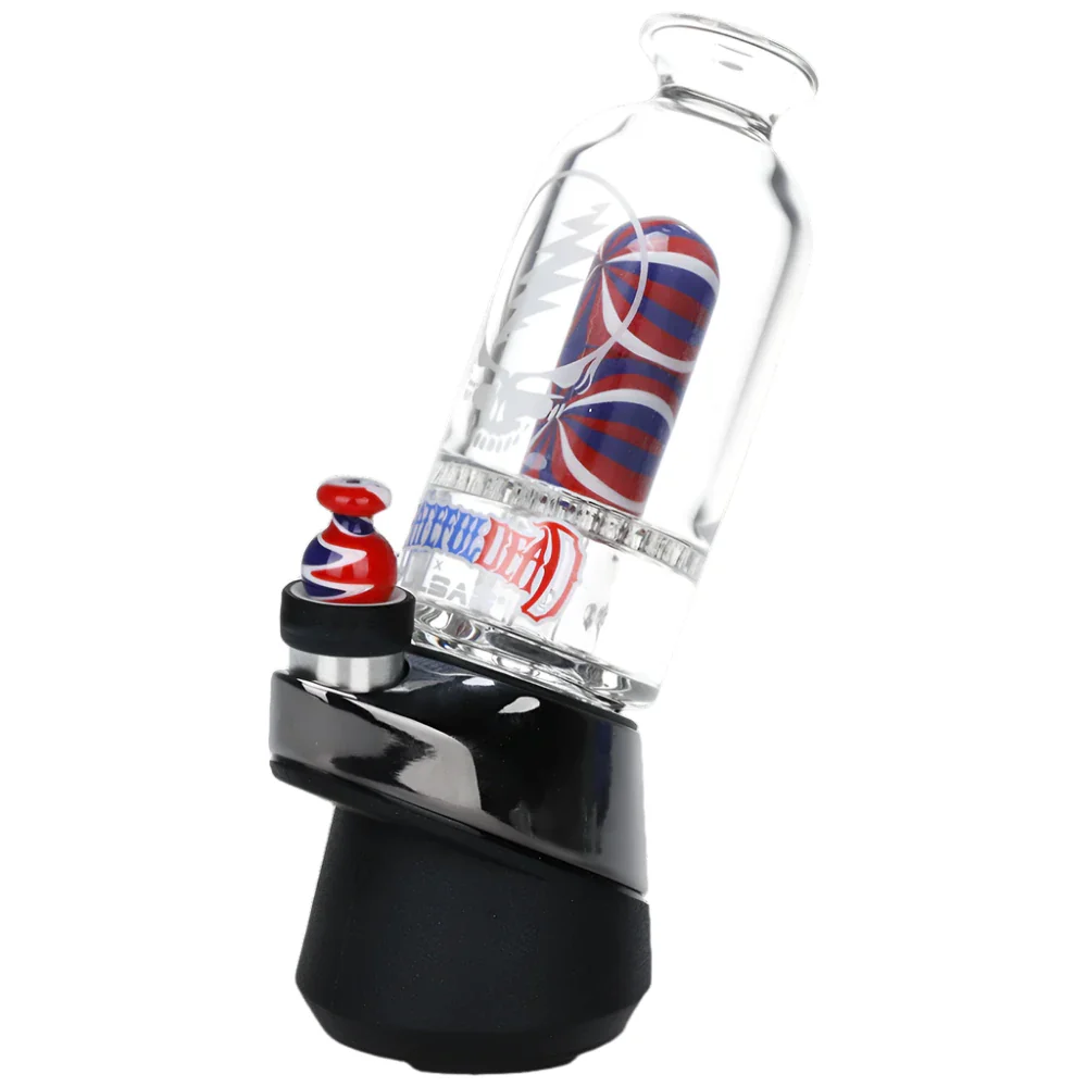 Pulsar x Grateful Dead Sandblast Stealie Puffco Peak Top Set - Image 4