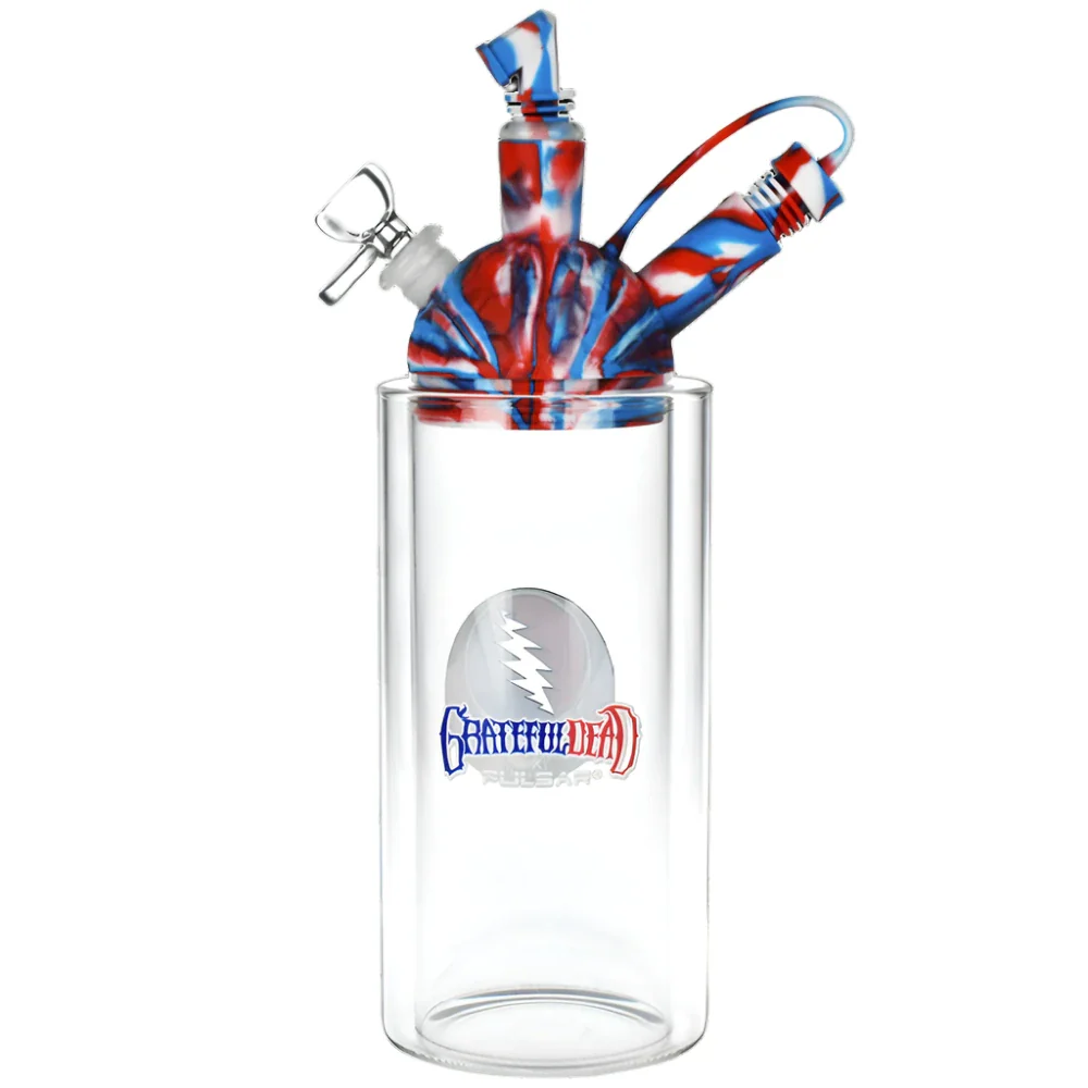 Pulsar x Grateful Dead Silicone & Glass Gravity Waterpipe Set - Image 2