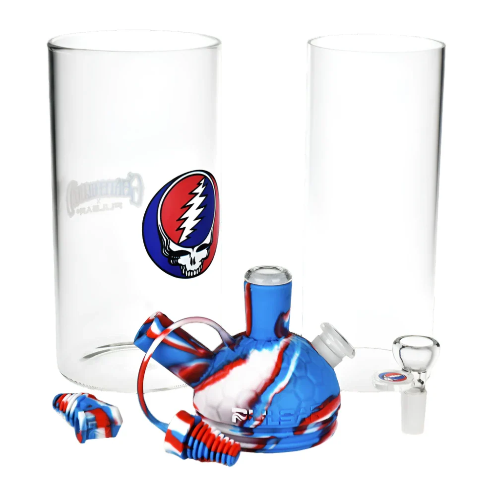 Pulsar x Grateful Dead Silicone & Glass Gravity Waterpipe Set - Image 3