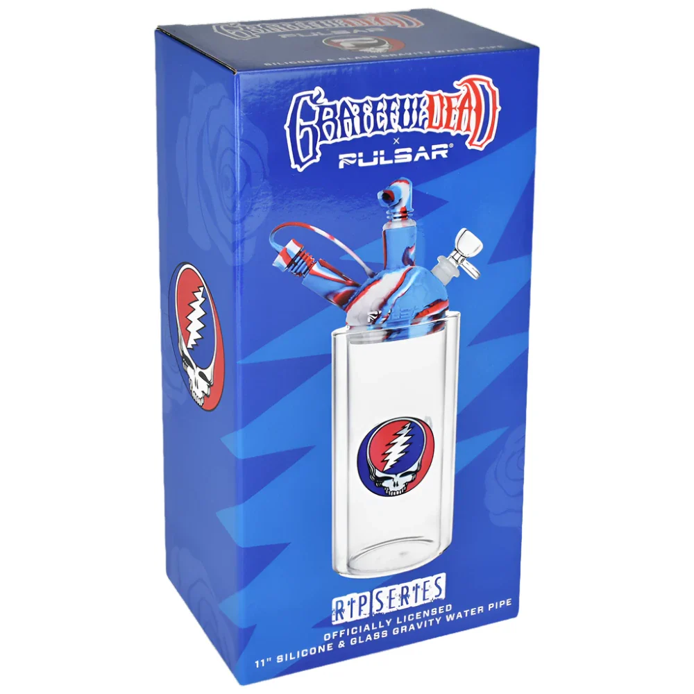 Pulsar x Grateful Dead Silicone & Glass Gravity Waterpipe Set - Image 4