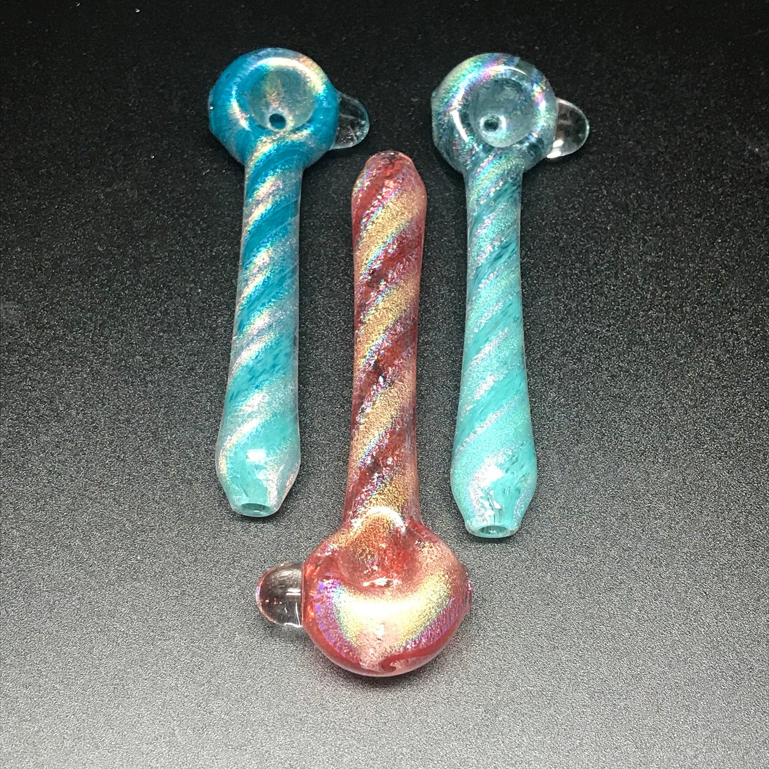Raymond Bray Glass Full Dichro Frit Pipe - Image 2