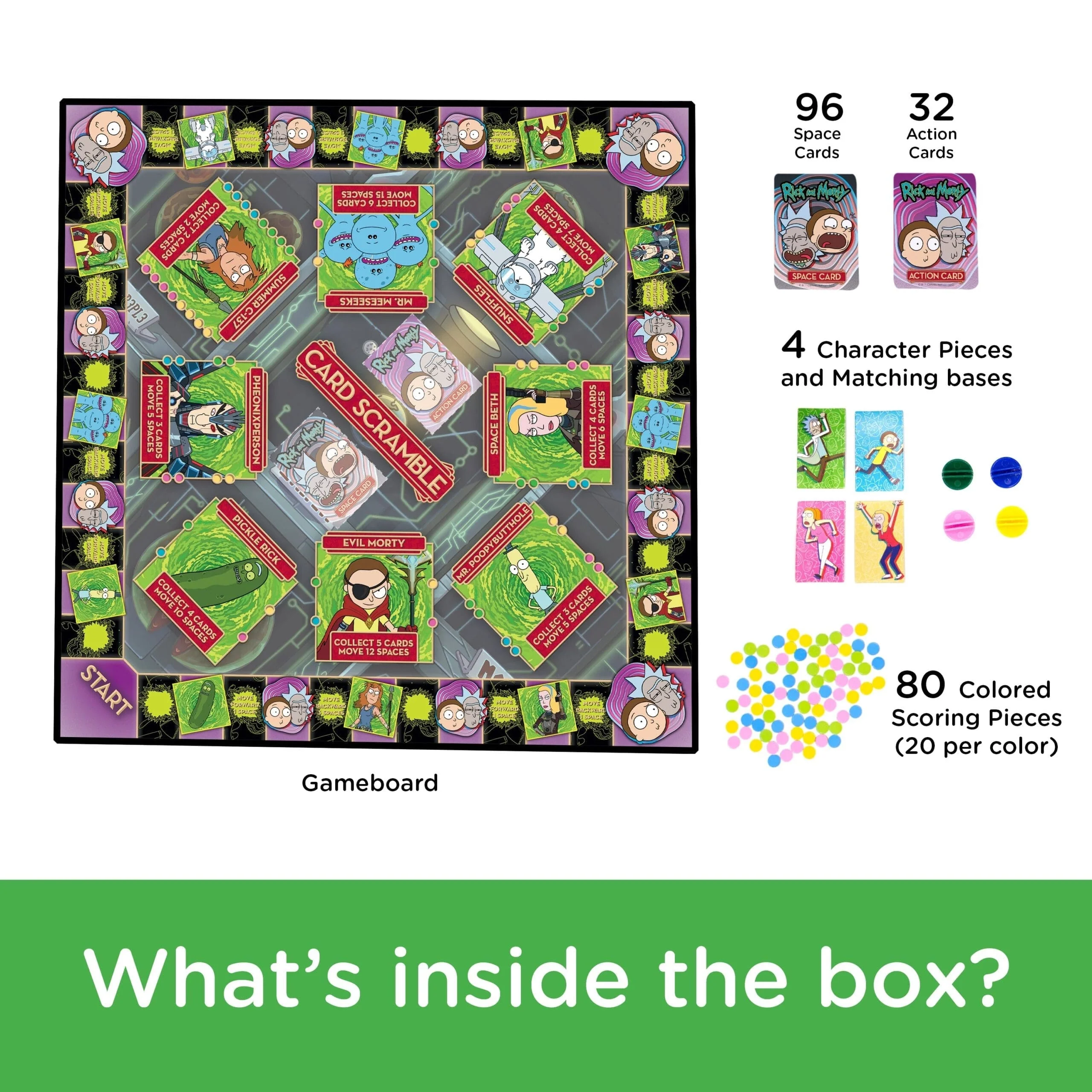 Rick & Morty Card Scramble Board Game - Image 4