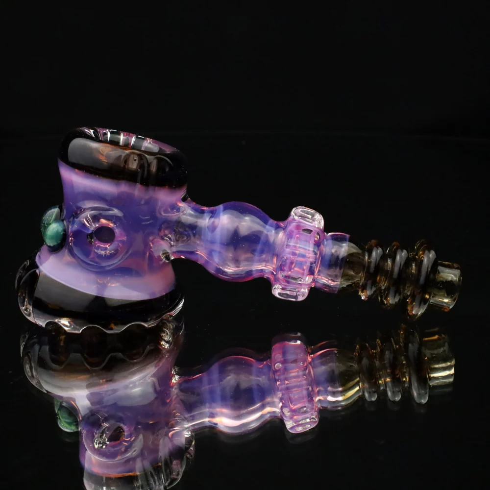 Rotational Science Glass Cold Worked Dry Hammer - Pink Slyme - Image 2