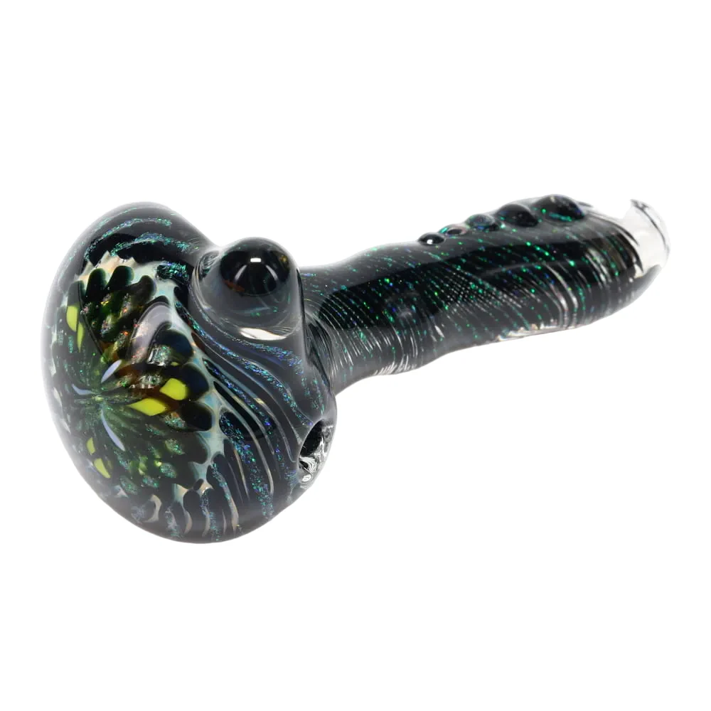 Rotational Science Glass Small Twist Fillacello Crushed Opal Spoon - Image 8