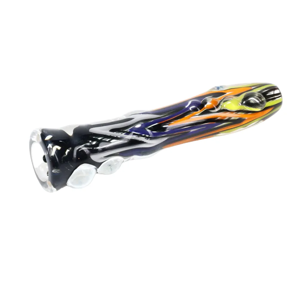 Rotational Science Glass Zig Zag Mixed Color Chillum - Image 3