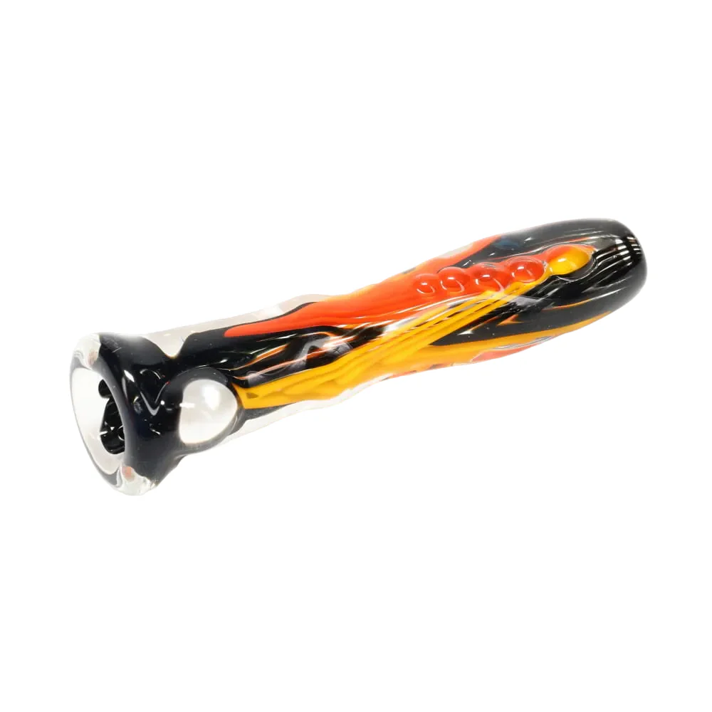 Rotational Science Glass Zig Zag Mixed Color Chillum - Image 5
