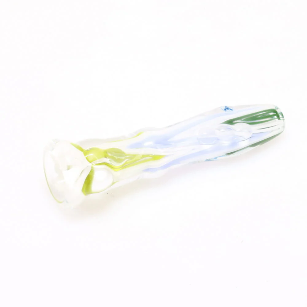 Rotational Science Glass Zig Zag Mixed Color Chillum - Image 8