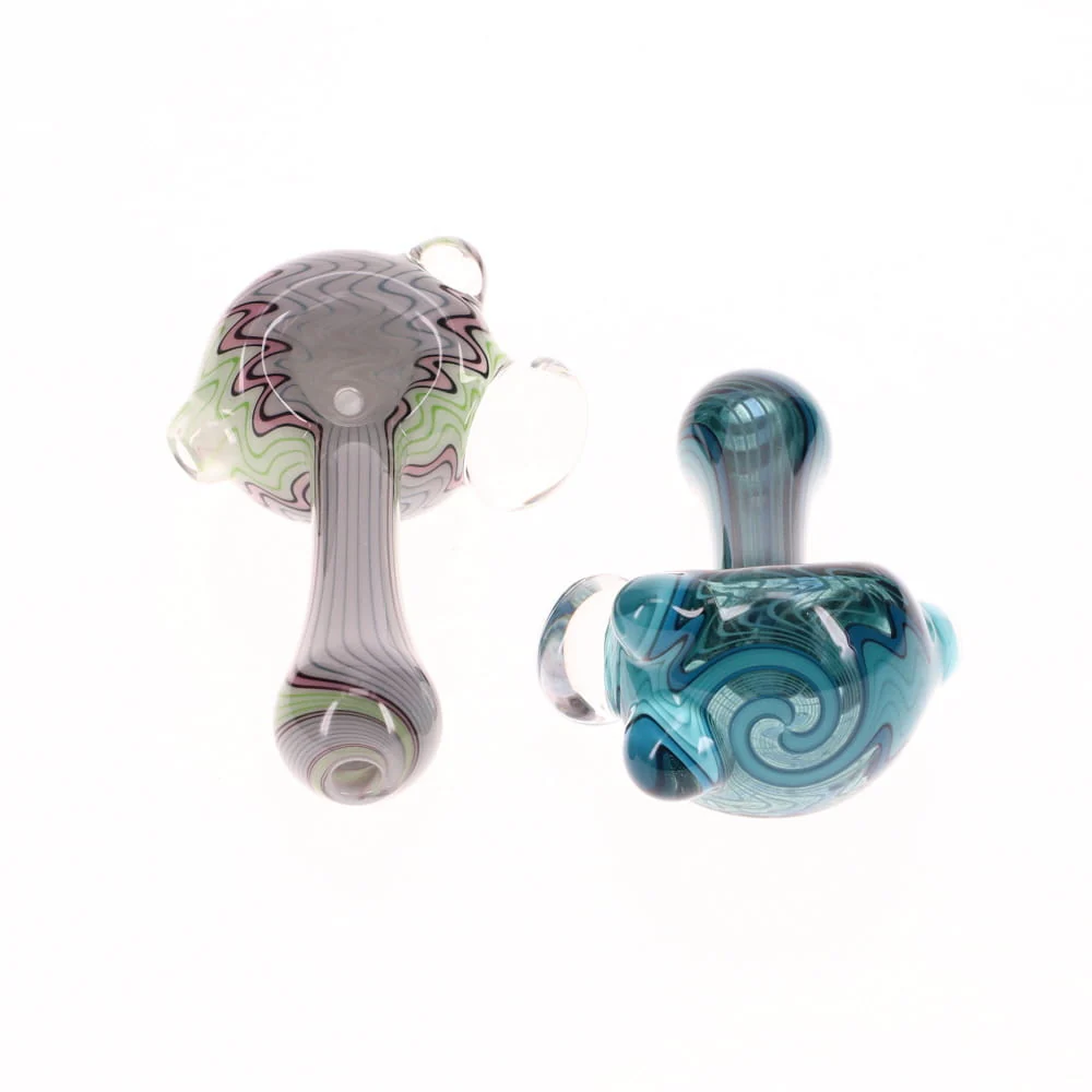 Sanders Glass Line Worked Spoons - Image 4