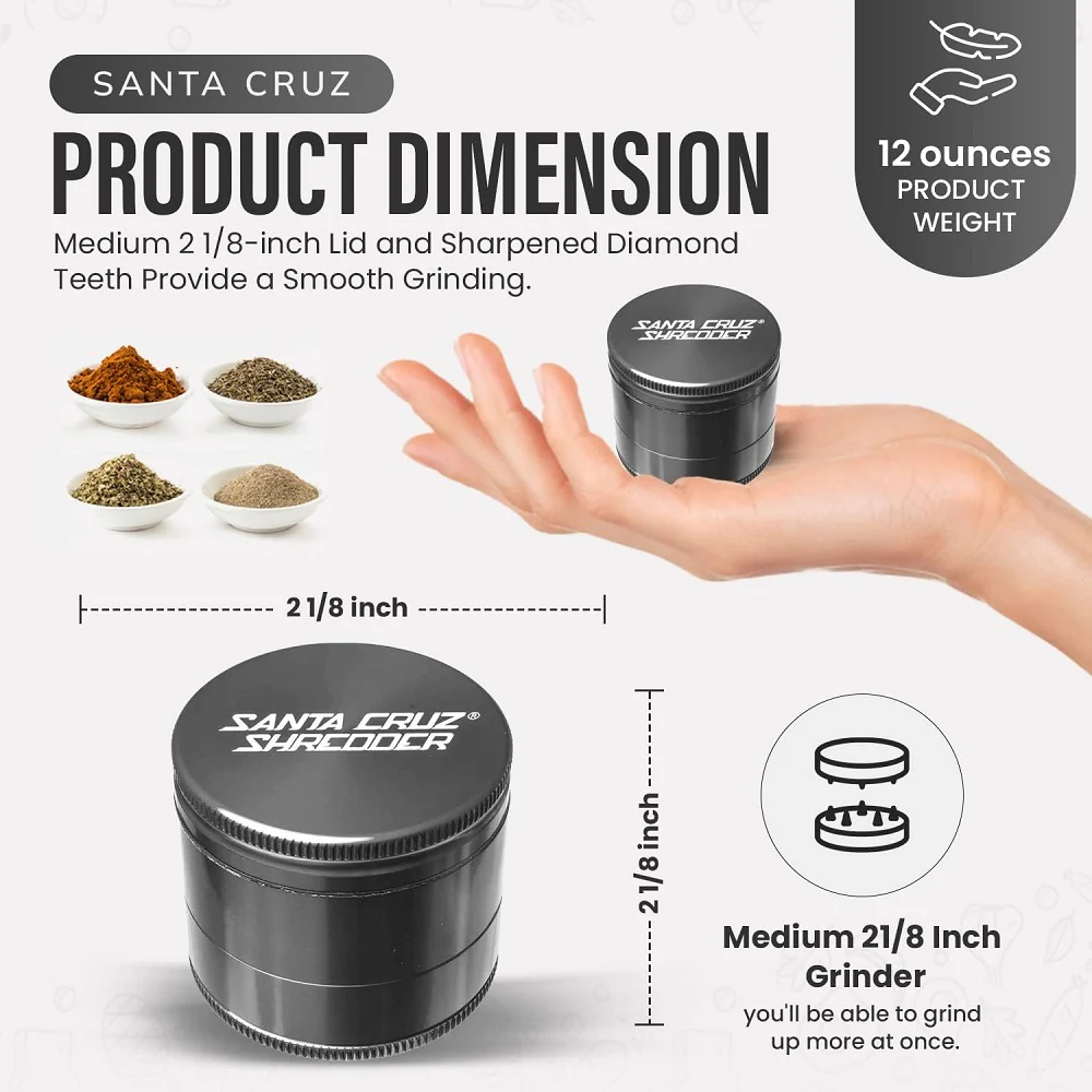 Santa Cruz Shredder 3 Piece Grinder - Medium 2.2 - Image 11