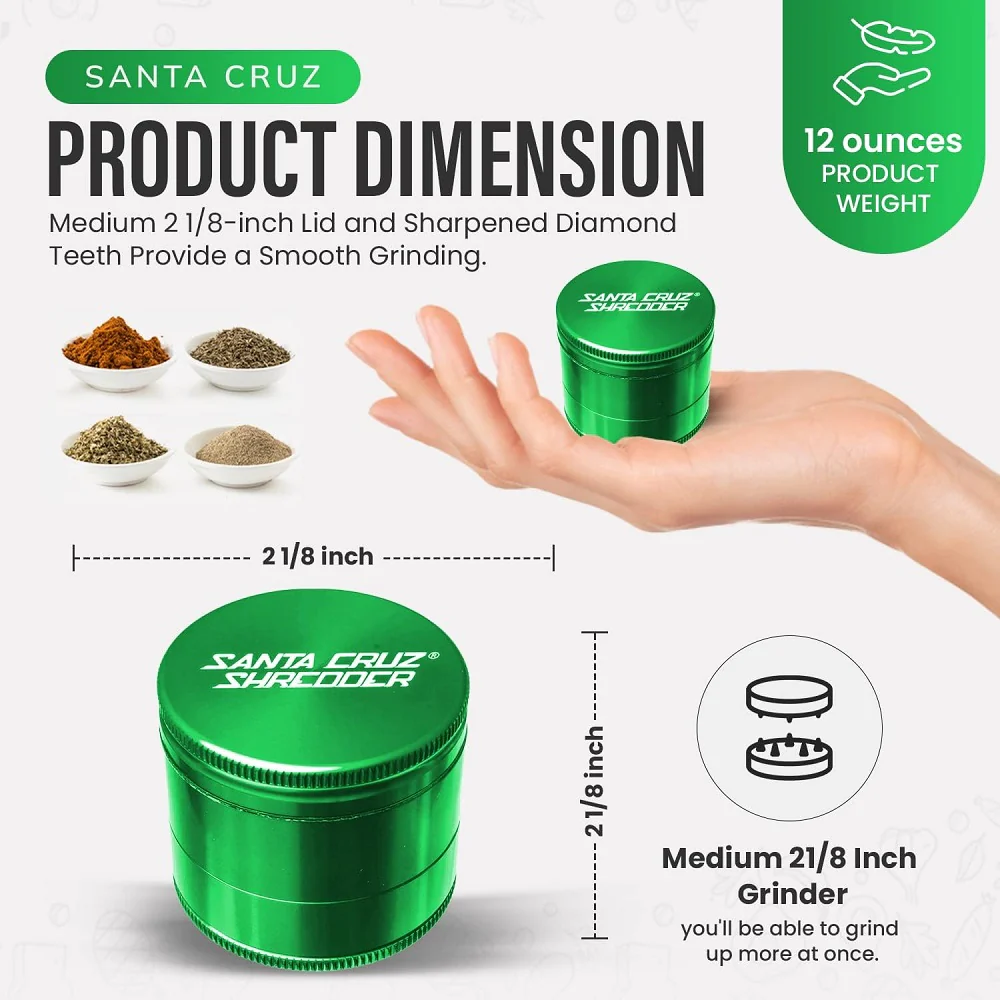 Santa Cruz Shredder 3 Piece Grinder - Medium 2.2 - Image 15