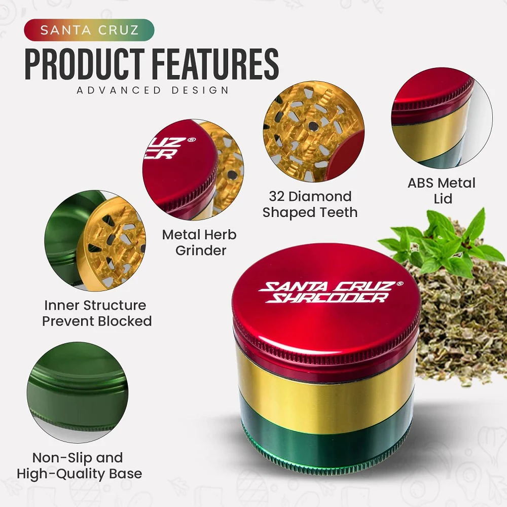 Santa Cruz Shredder 3 Piece Grinder - Medium 2.2 - Image 2